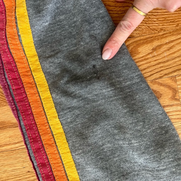 Aviator Nation Kids Size 6 - 5 Stripe Sweatsuit RARE matching set! - Picture 6 of 6